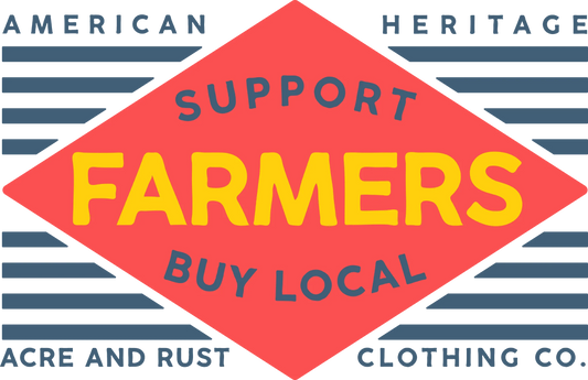 Acre + Rust Support Farmers Sticker