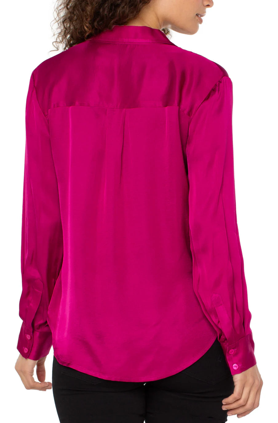 Liverpool Button Front Woven Shirt