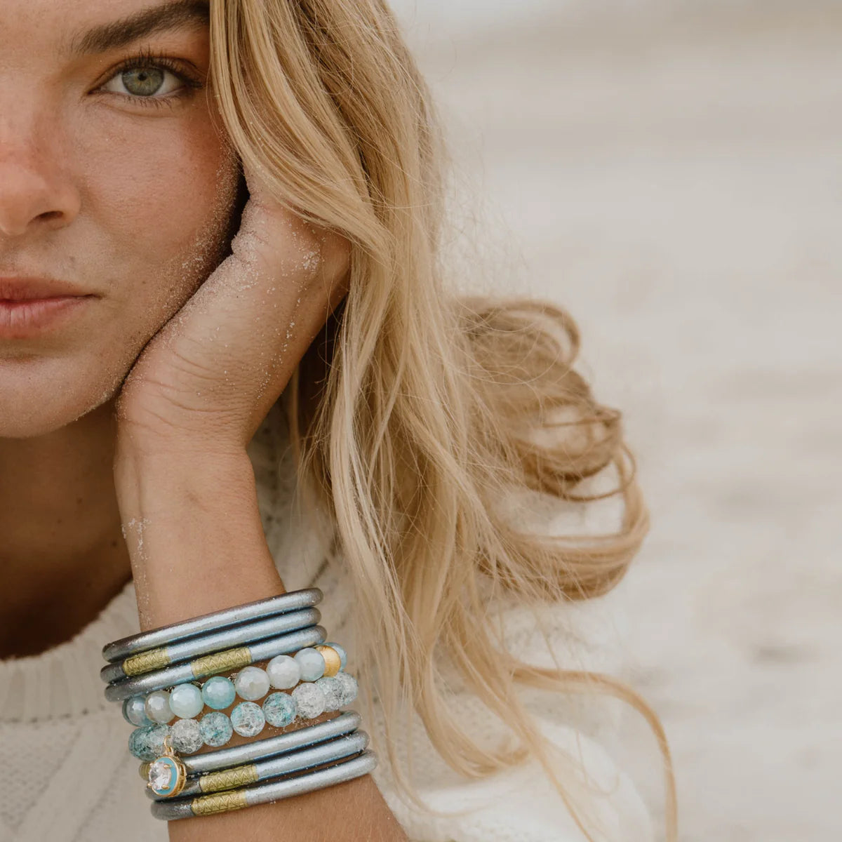 BuDha Girl CELESTE ALL WEATHER BANGLES® (AWB®) - SET OF 6
