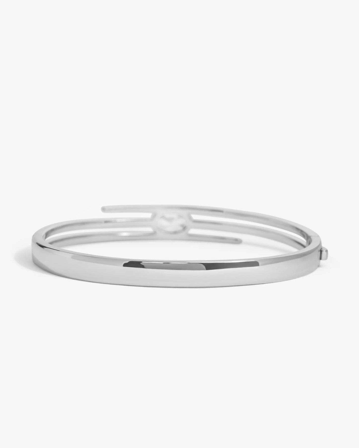 Melinda Maria She's On Point Lasso Cuff Silver|White Diamondettes