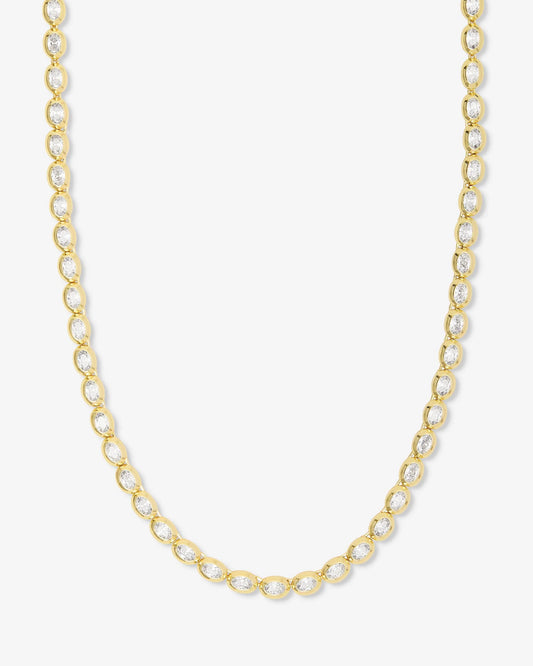 She's a Boss Tennis Necklace 16'