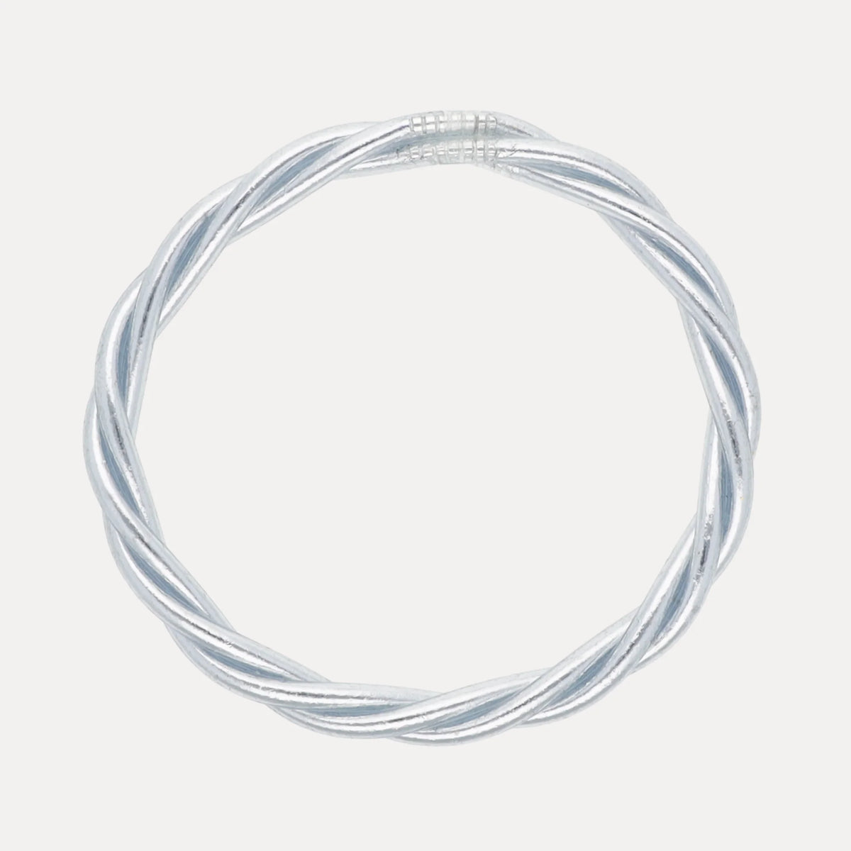 BuhDaGirl SILVER TWIST ALL WEATHER BANGLE®