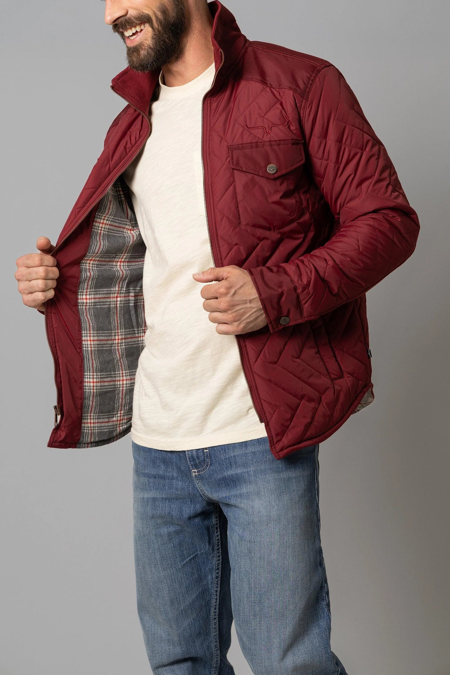 Kimes Ranch Burgundy Skink Jacket