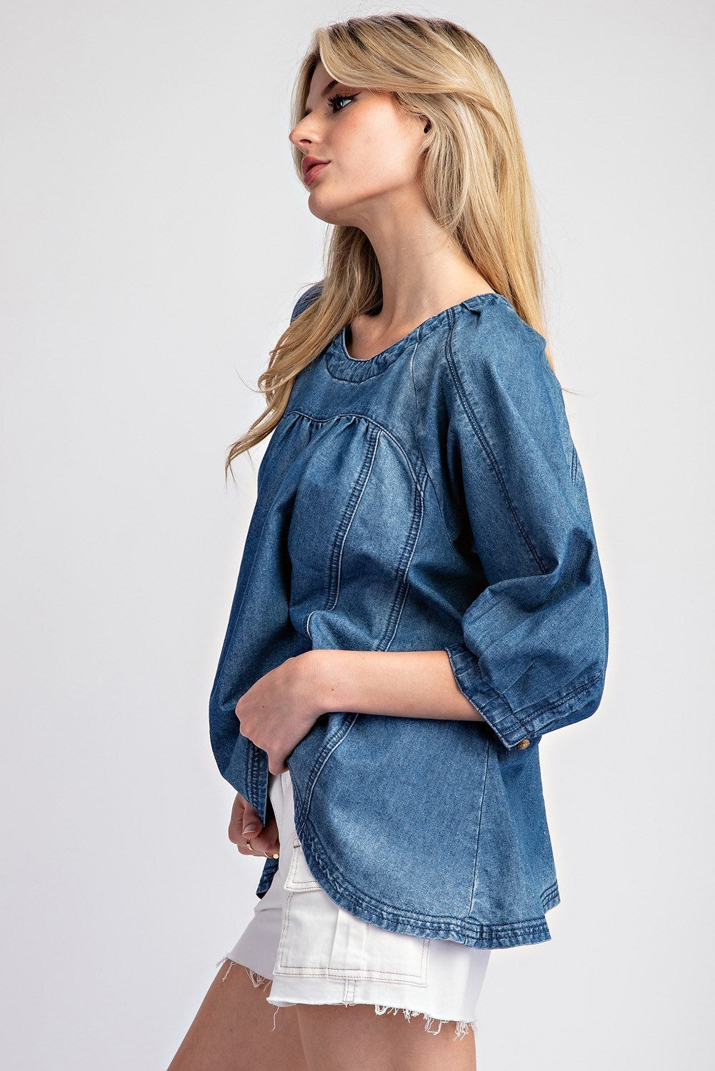 Betty Denim Top