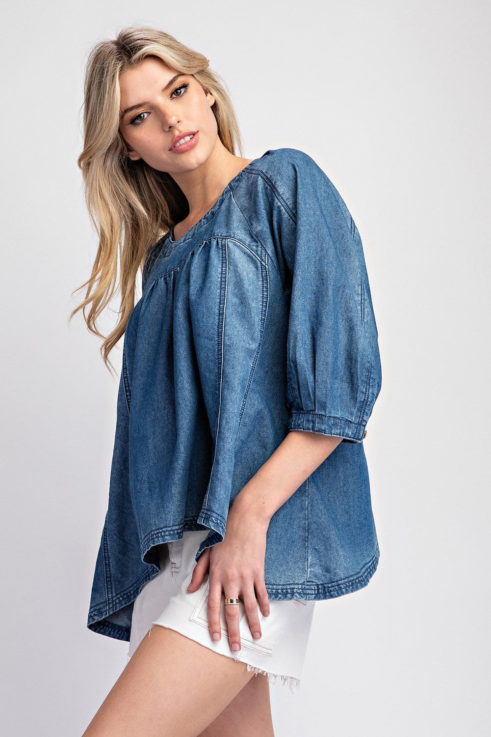 Betty Denim Top