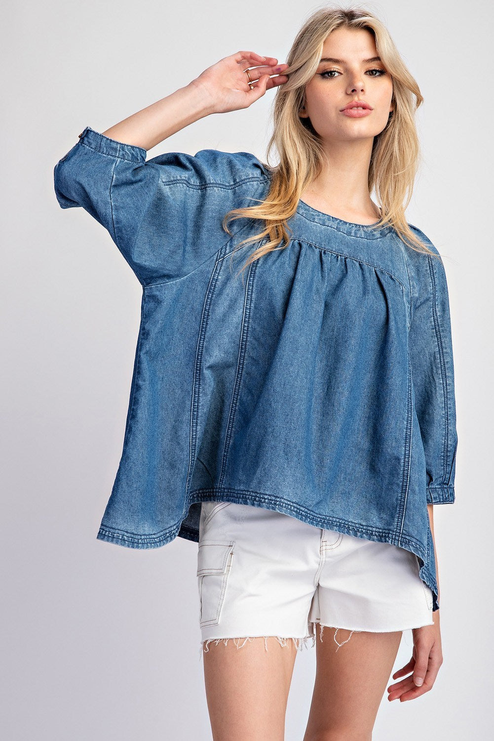 Betty Denim Top