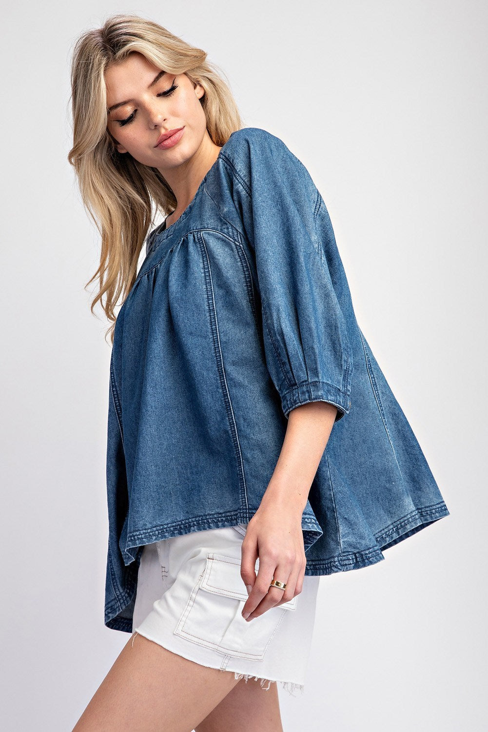 Betty Denim Top