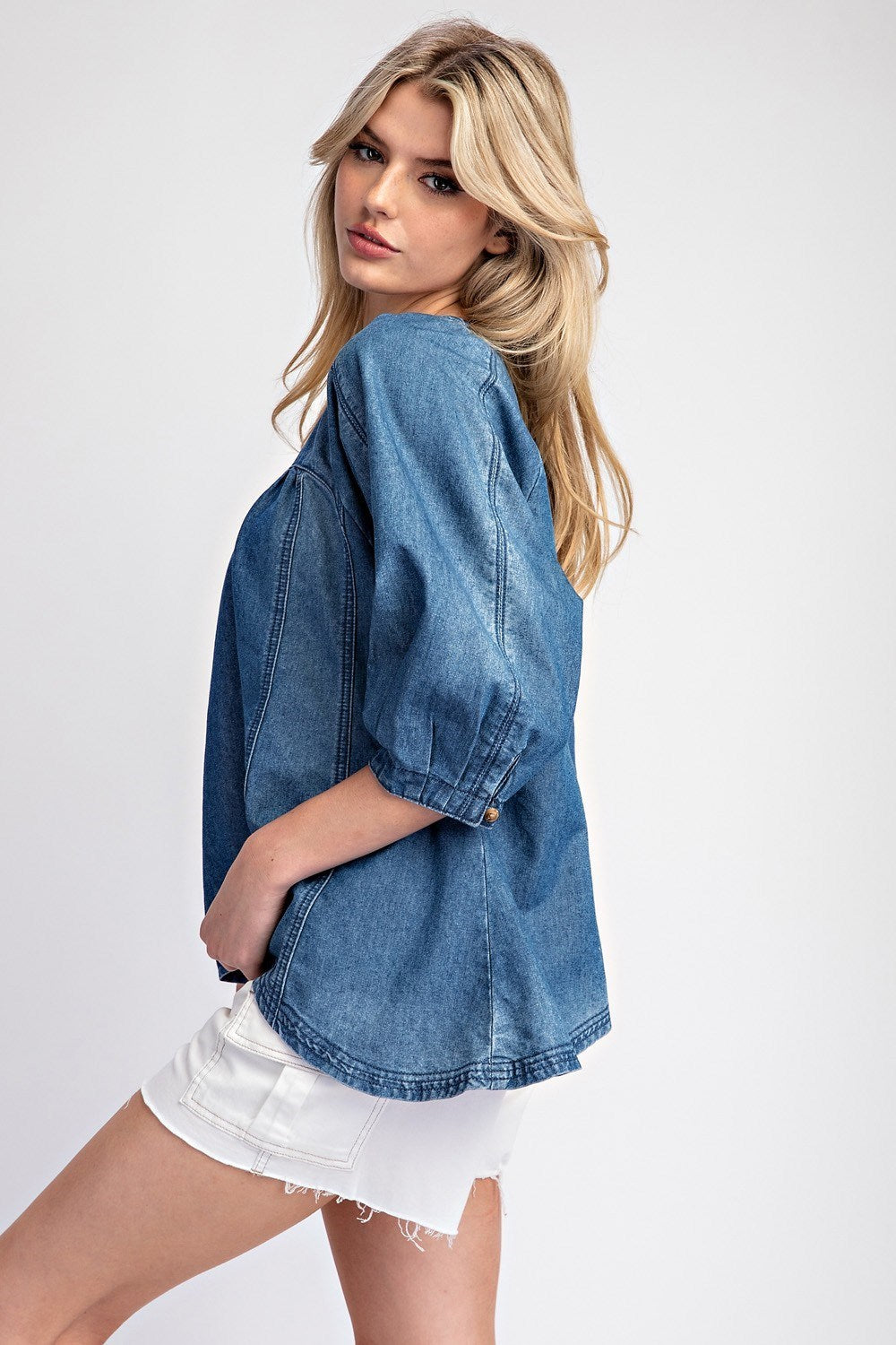 Betty Denim Top