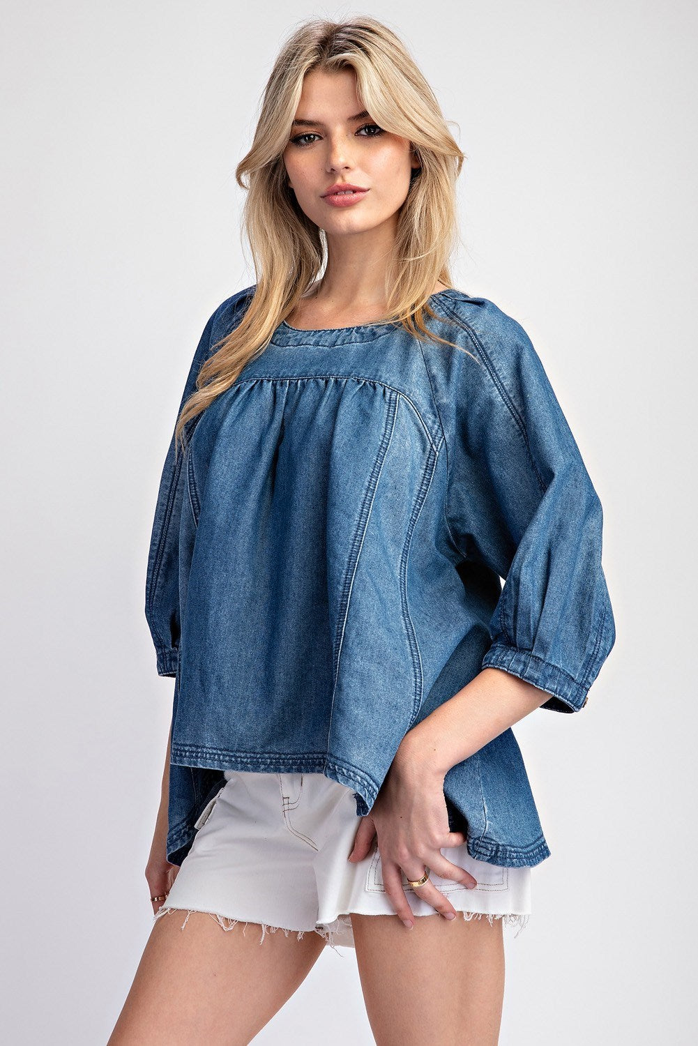 Betty Denim Top