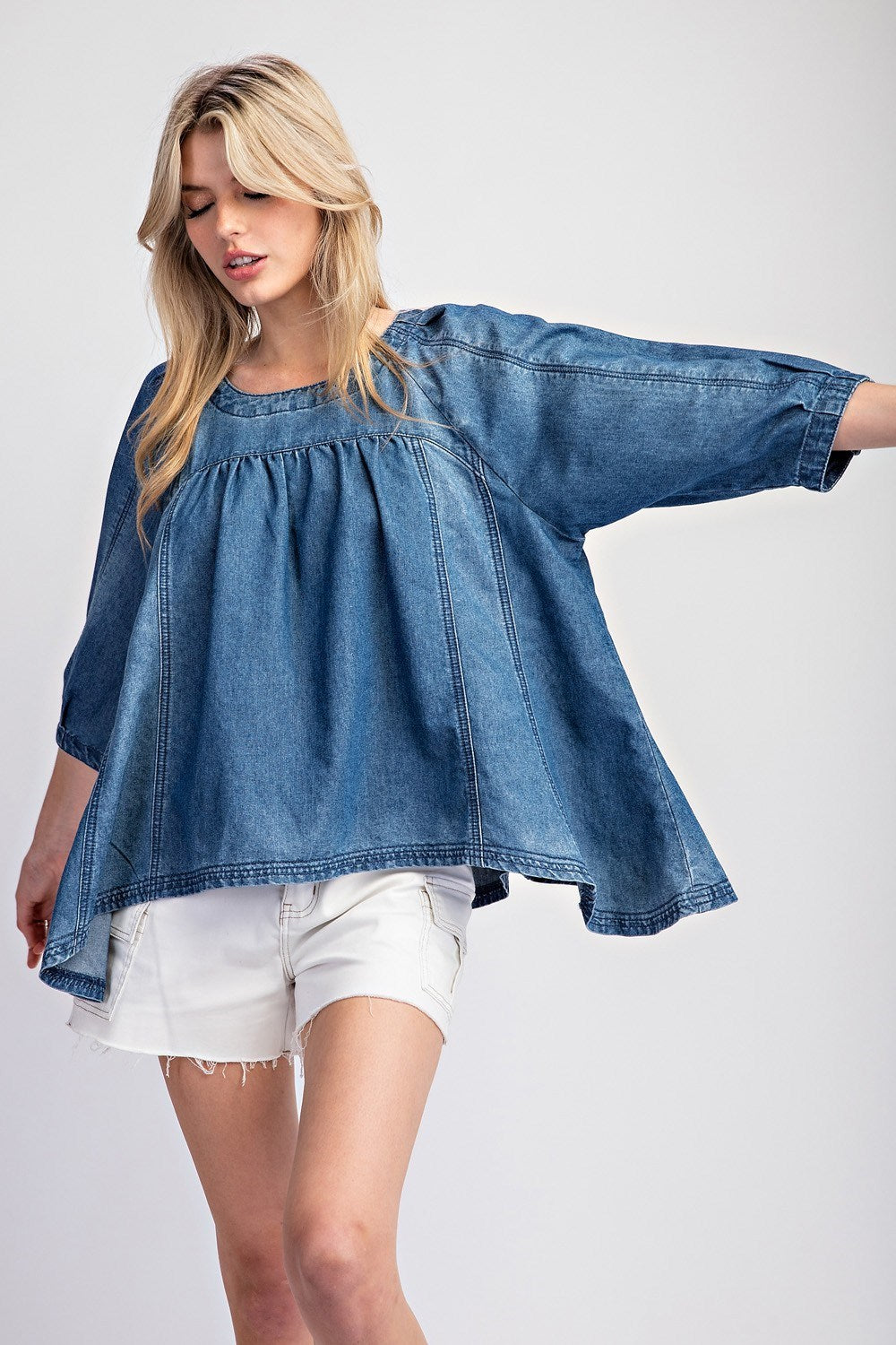 Betty Denim Top