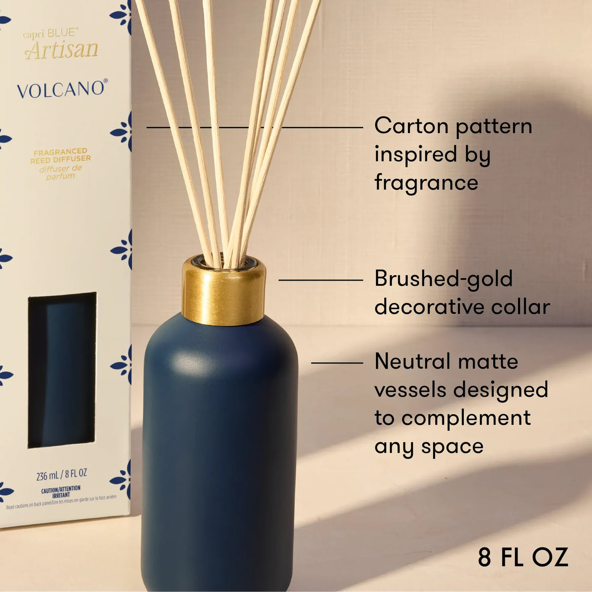 Capri Blue - Volcano Terrazza Velluto Reed Diffuser