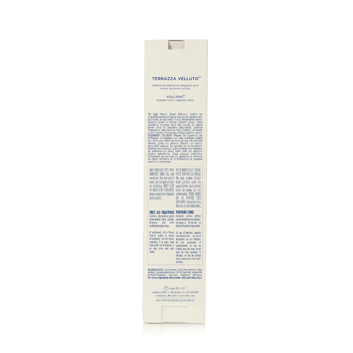 Capri Blue - Volcano Terrazza Velluto Reed Diffuser