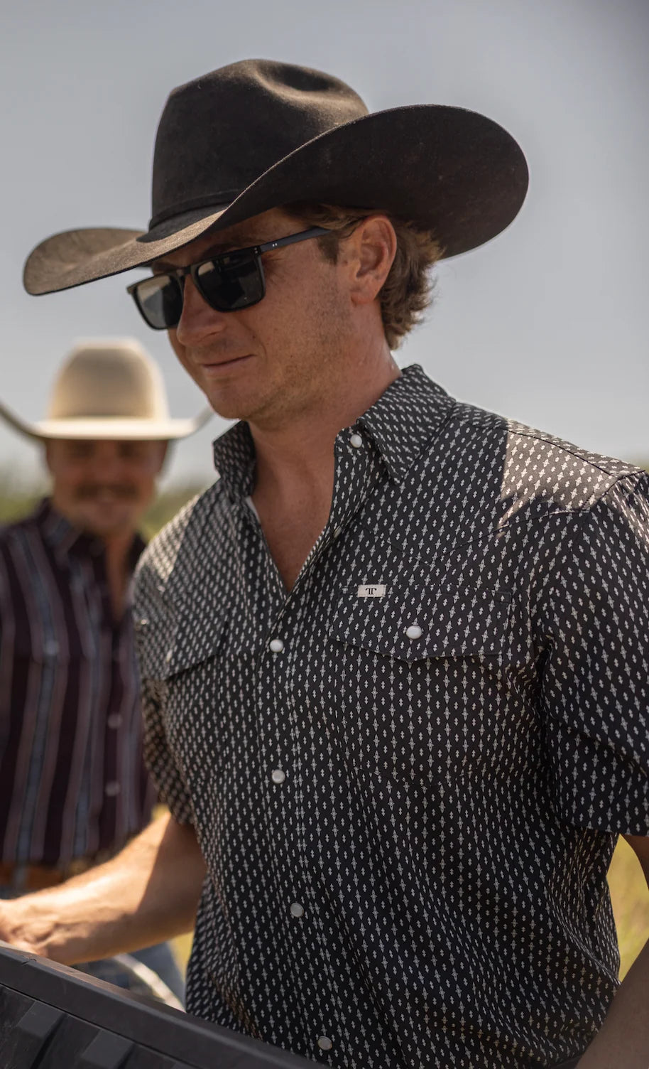 Ferrell THE CASH SHORT SLEEVE PEARL SNAP SHIRT