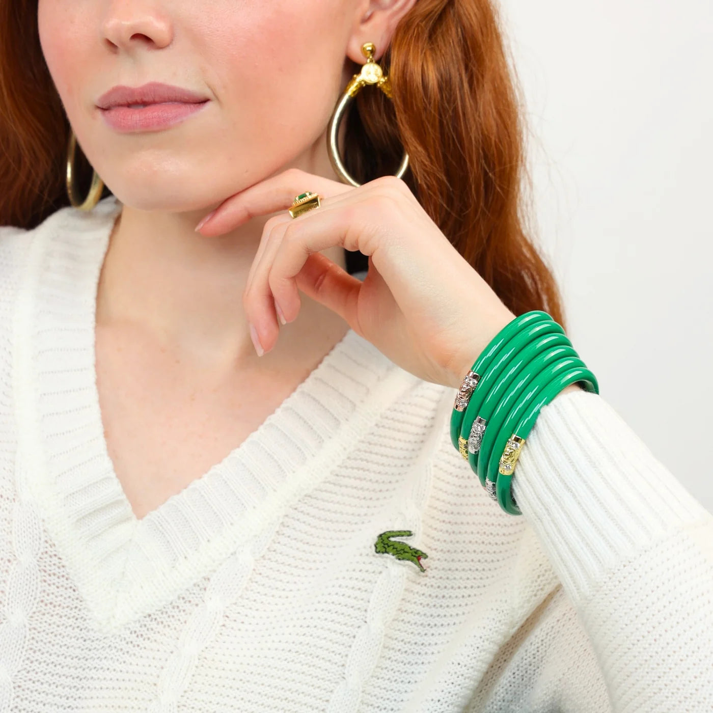 BuDhaGirl Three Kings All Weather Bangles® (AWB®) - Kelly