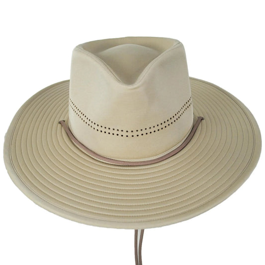 Brixton Beck Cotton Journey Outback Hat-Sand
