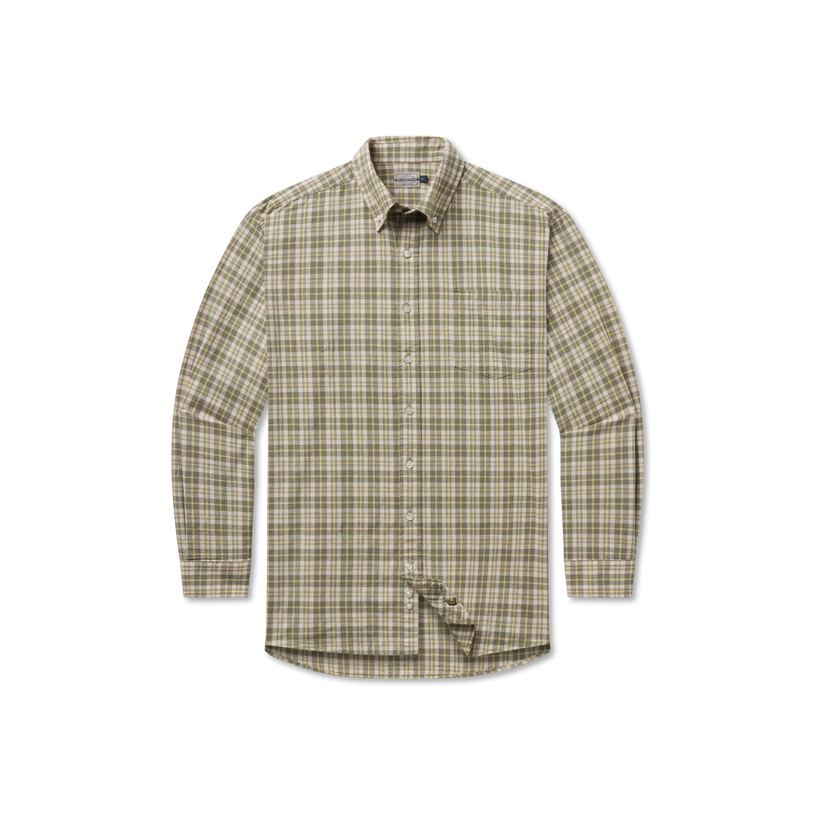 Southern Marsh Bandera Washed Plaid Dress Shirt