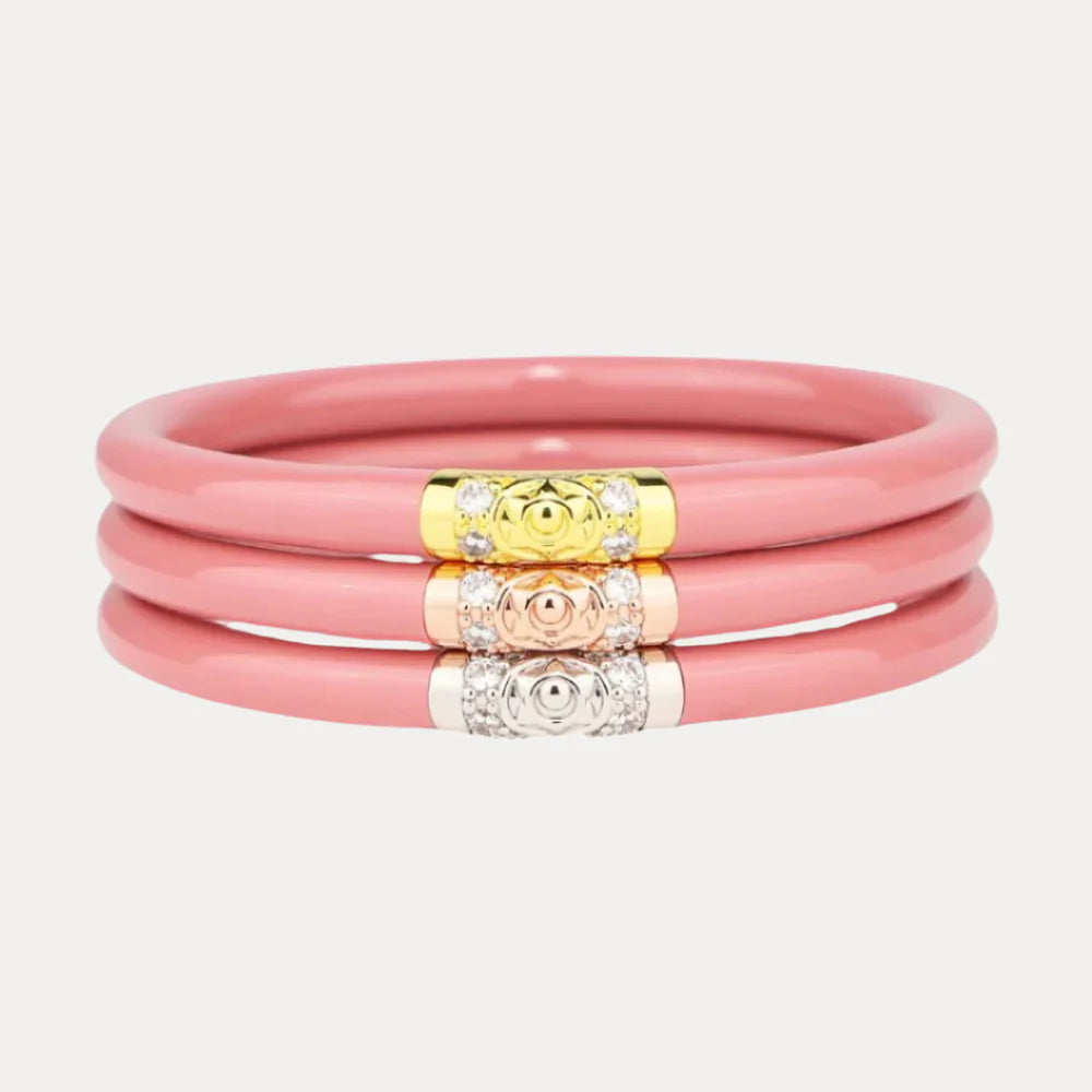 BuDha Girl THREE KINGS ALL WEATHER BANGLES® (AWB®) - BLUSH