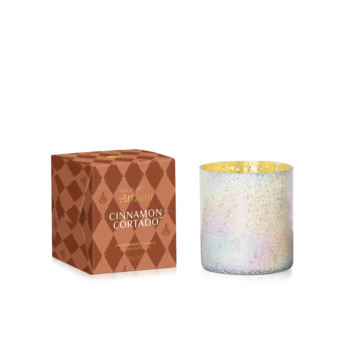 Capri-Blue Cinnamon Cortado Winter Bazaar Boxed Tumbler Candle