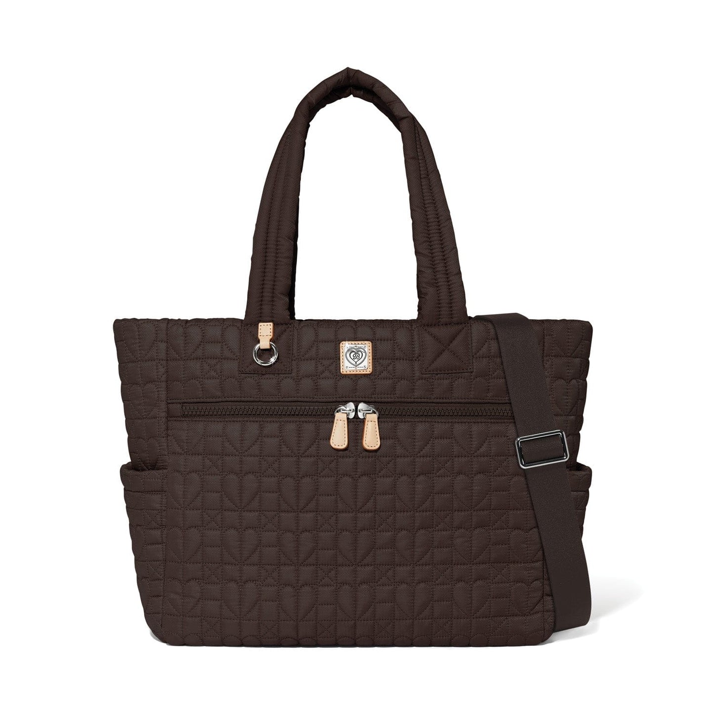 Brighton HEART BEAT Amara Large Tote - Cocoa