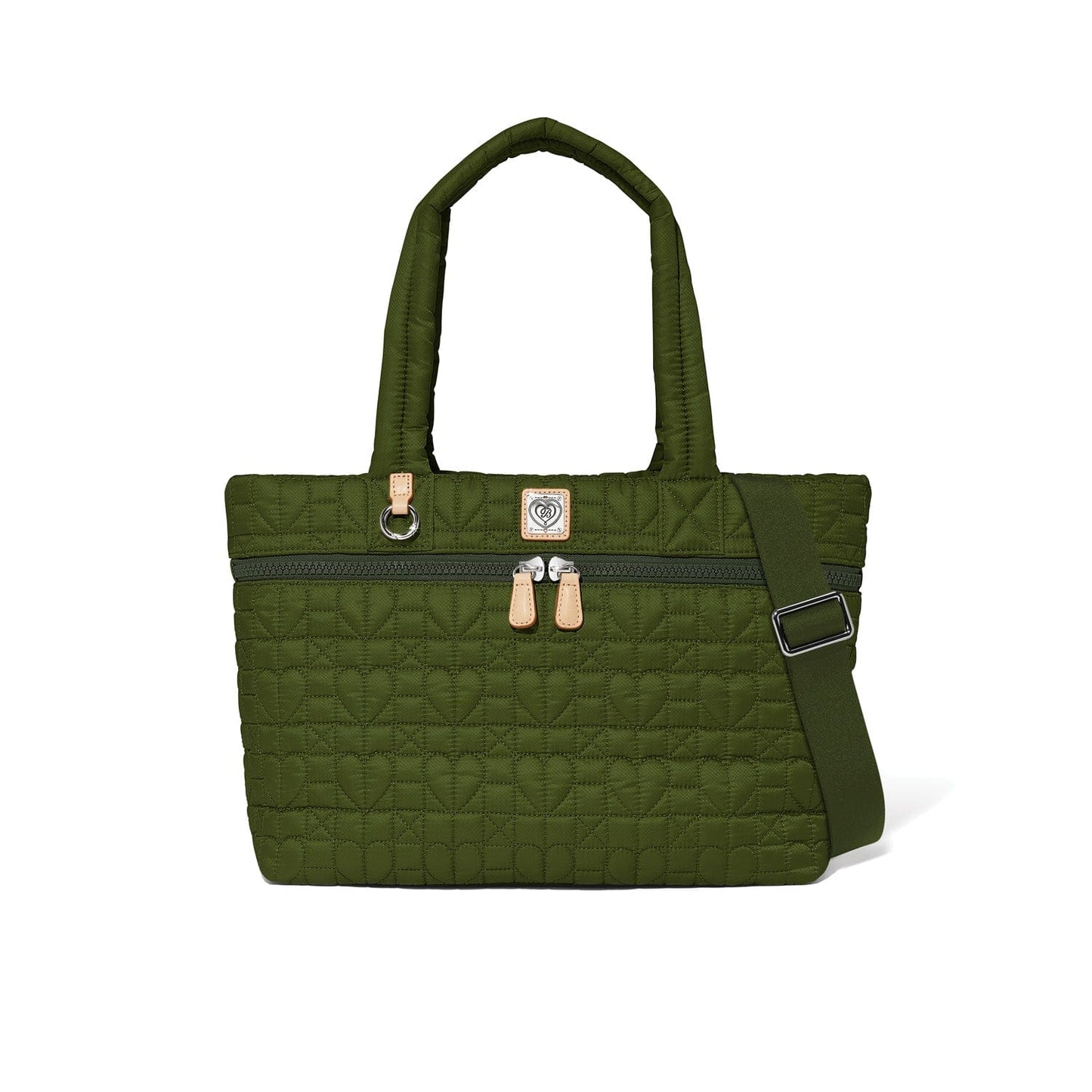 Brighton Annabelle Army Green Medium Tote