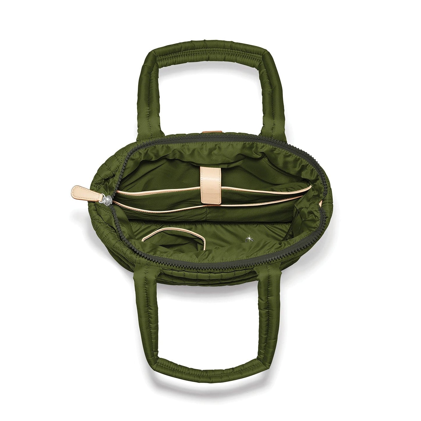 Brighton Annabelle Army Green Medium Tote