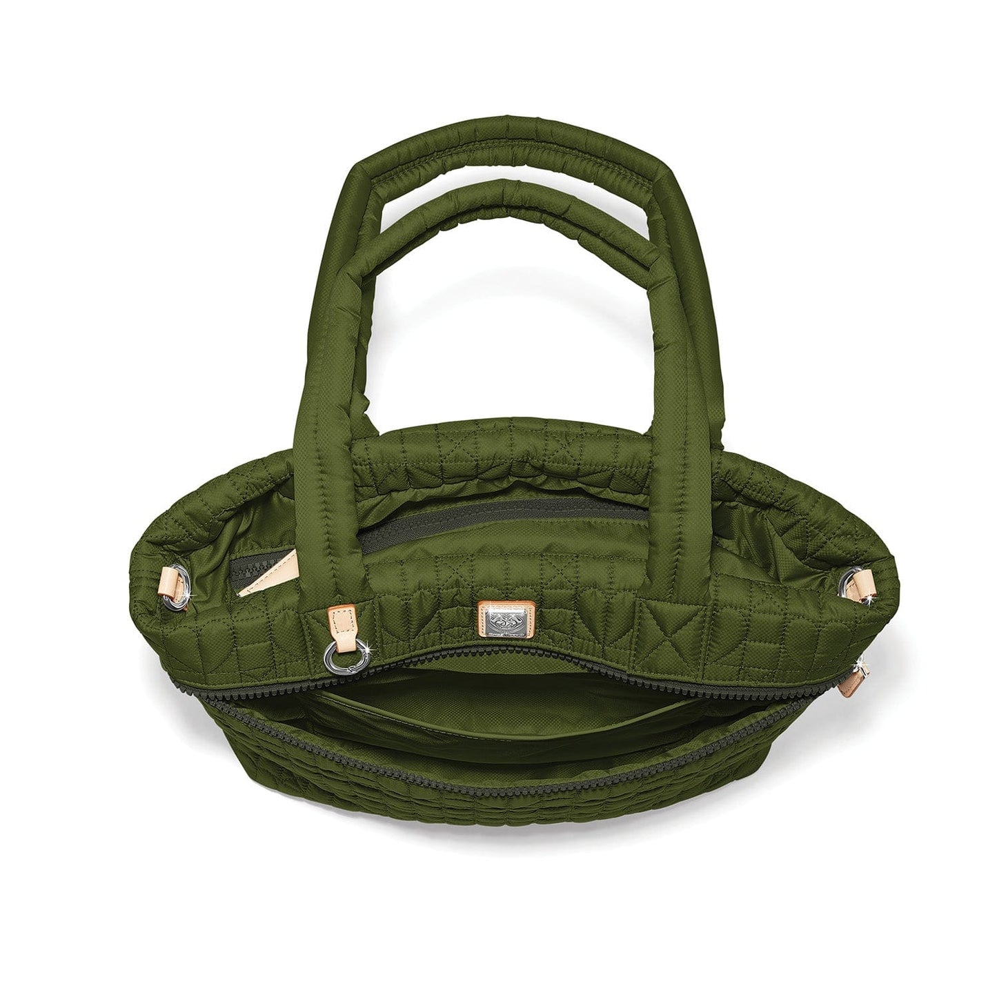 Brighton Annabelle Army Green Medium Tote
