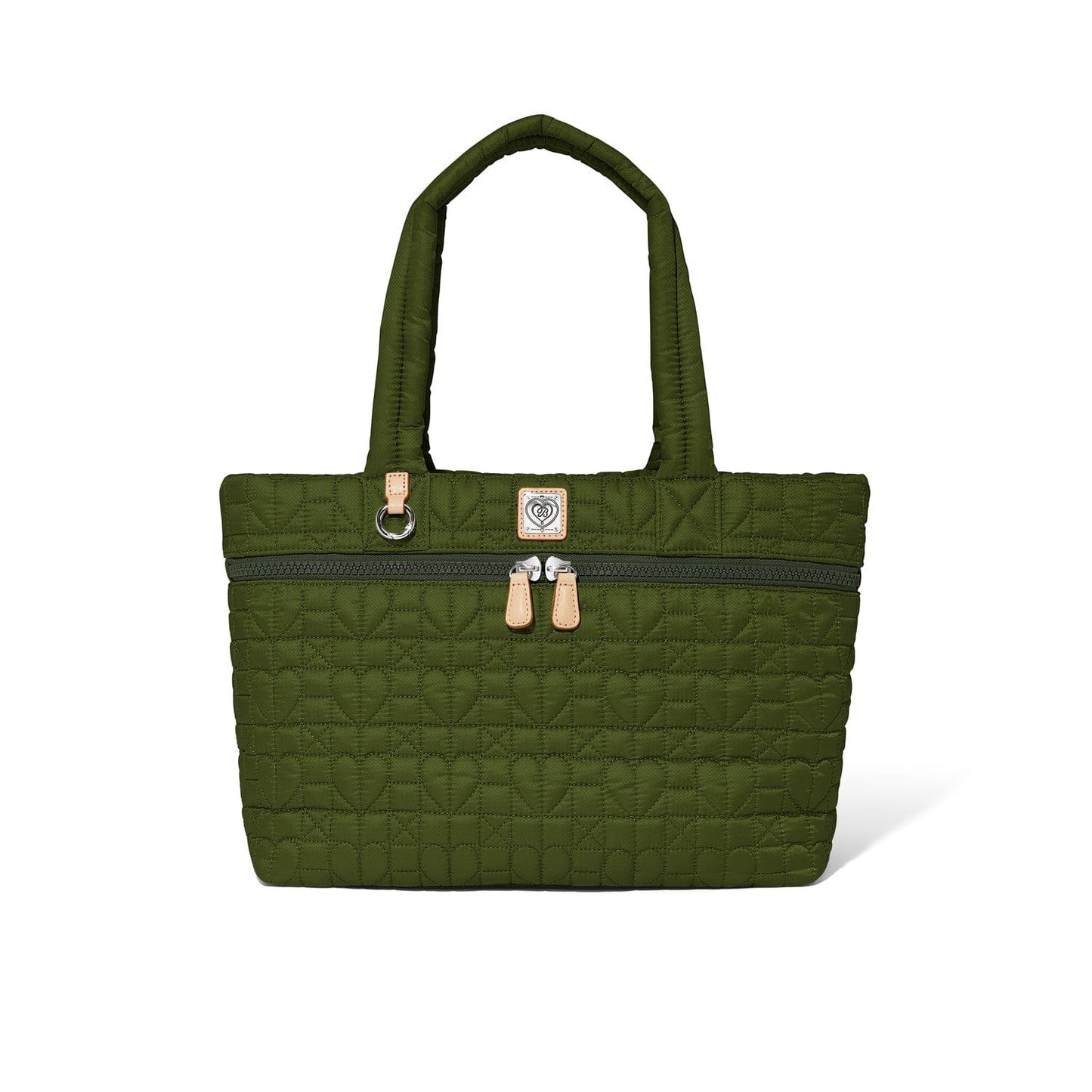 Brighton Annabelle Army Green Medium Tote