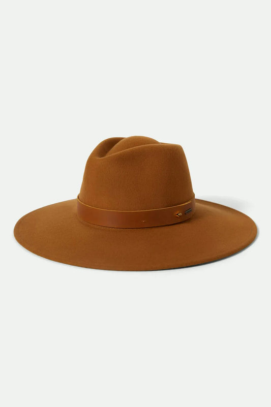Brixton ELEANOR FELT PACKABLE HAT in Washed Copper