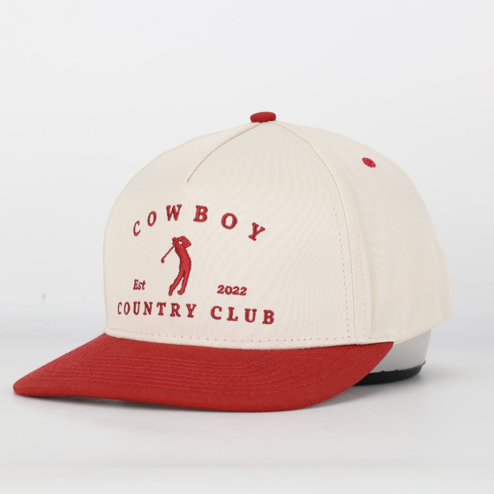 Cowboy Country Club Two Tone Golfer Hat