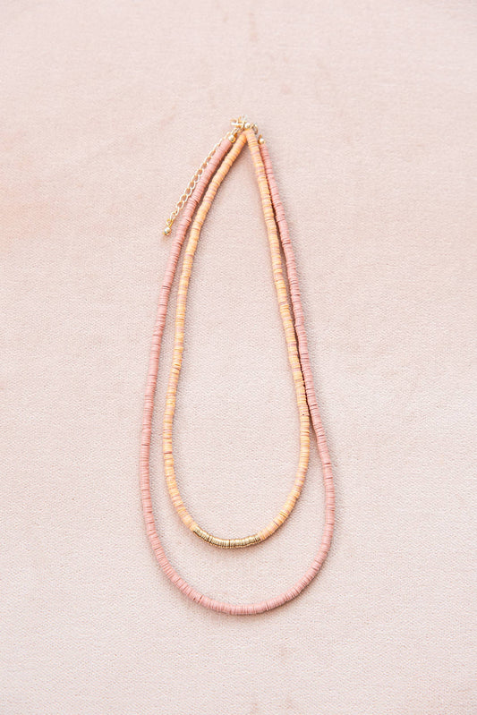 Shades of Sunset - Double Layer Necklace
