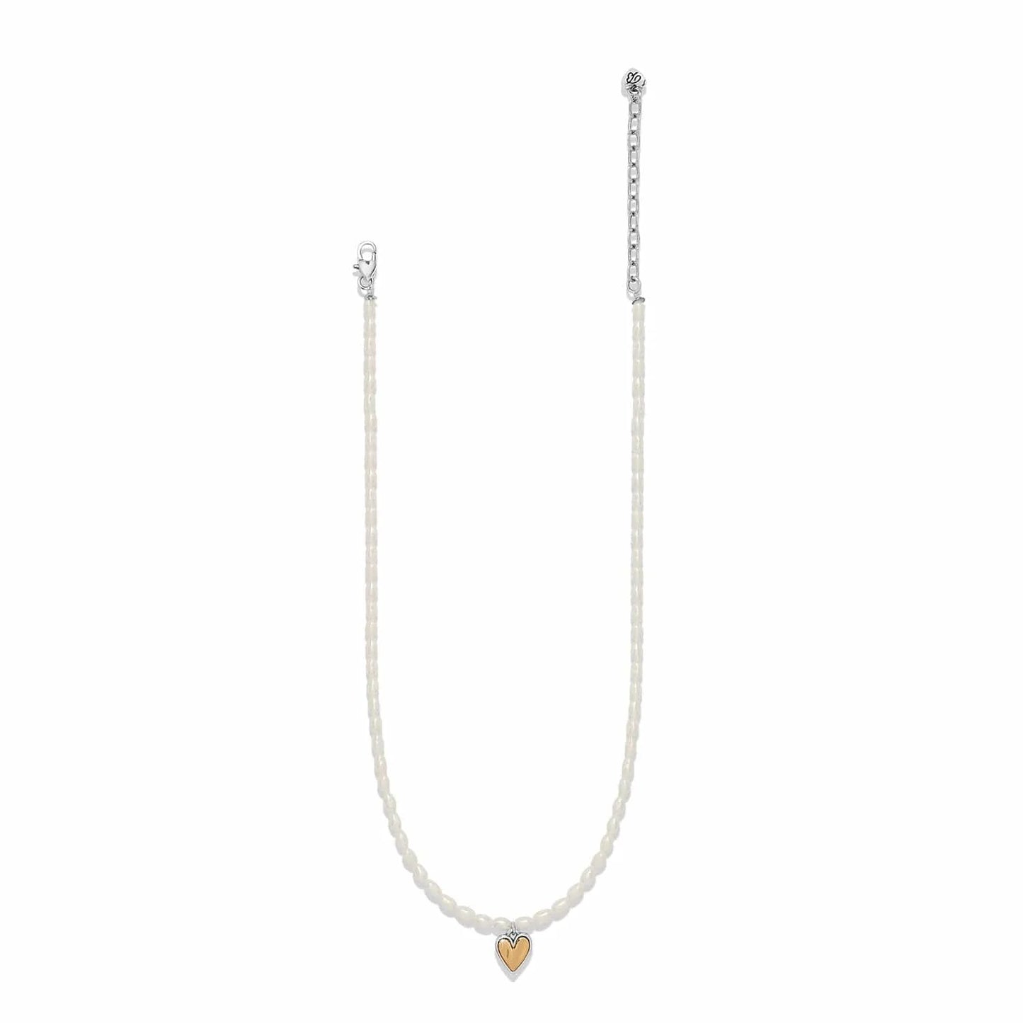 Brighton Cascade Embrace Pearl Heart Necklace