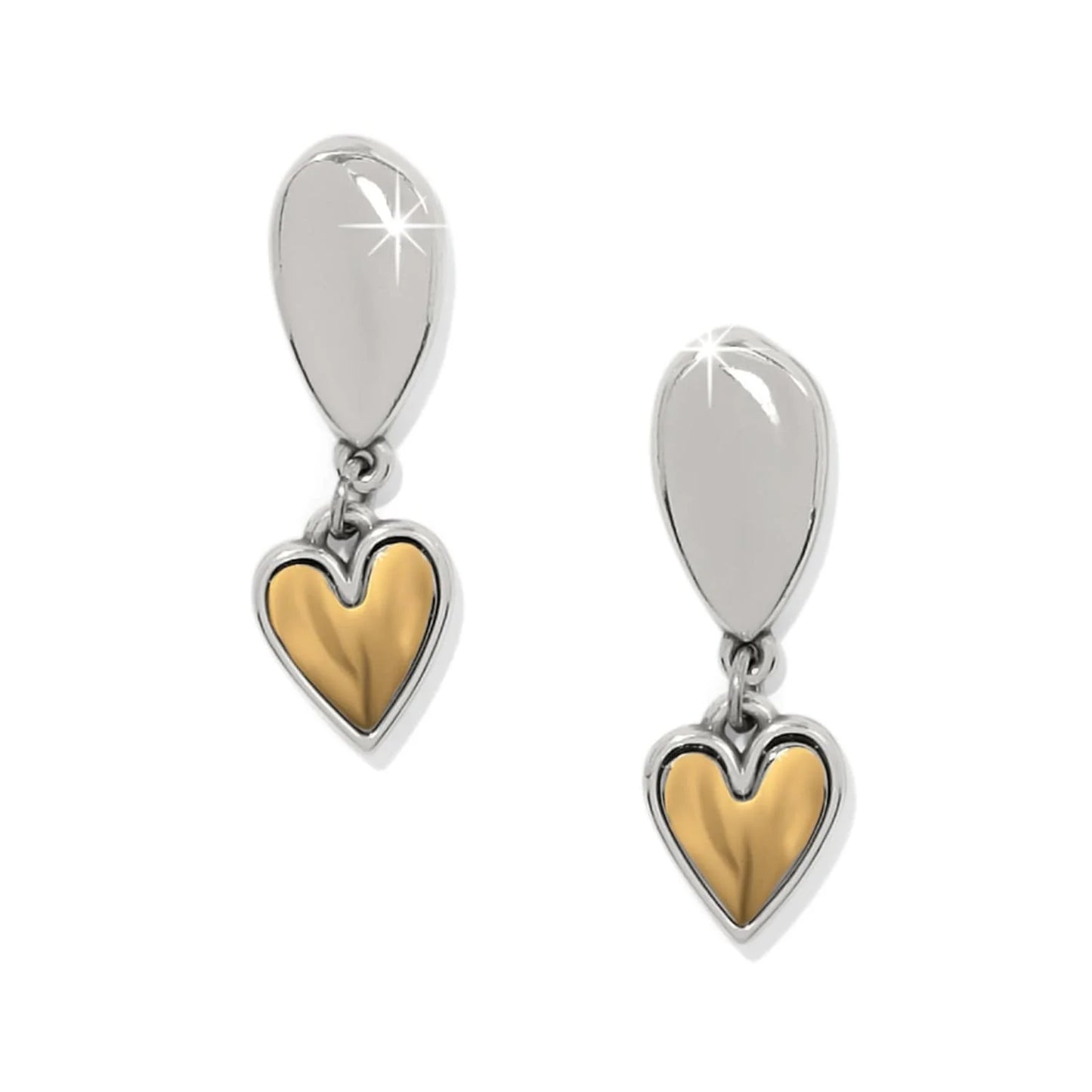 Brighton Cascade Heart Unity Post Drop Earrings
