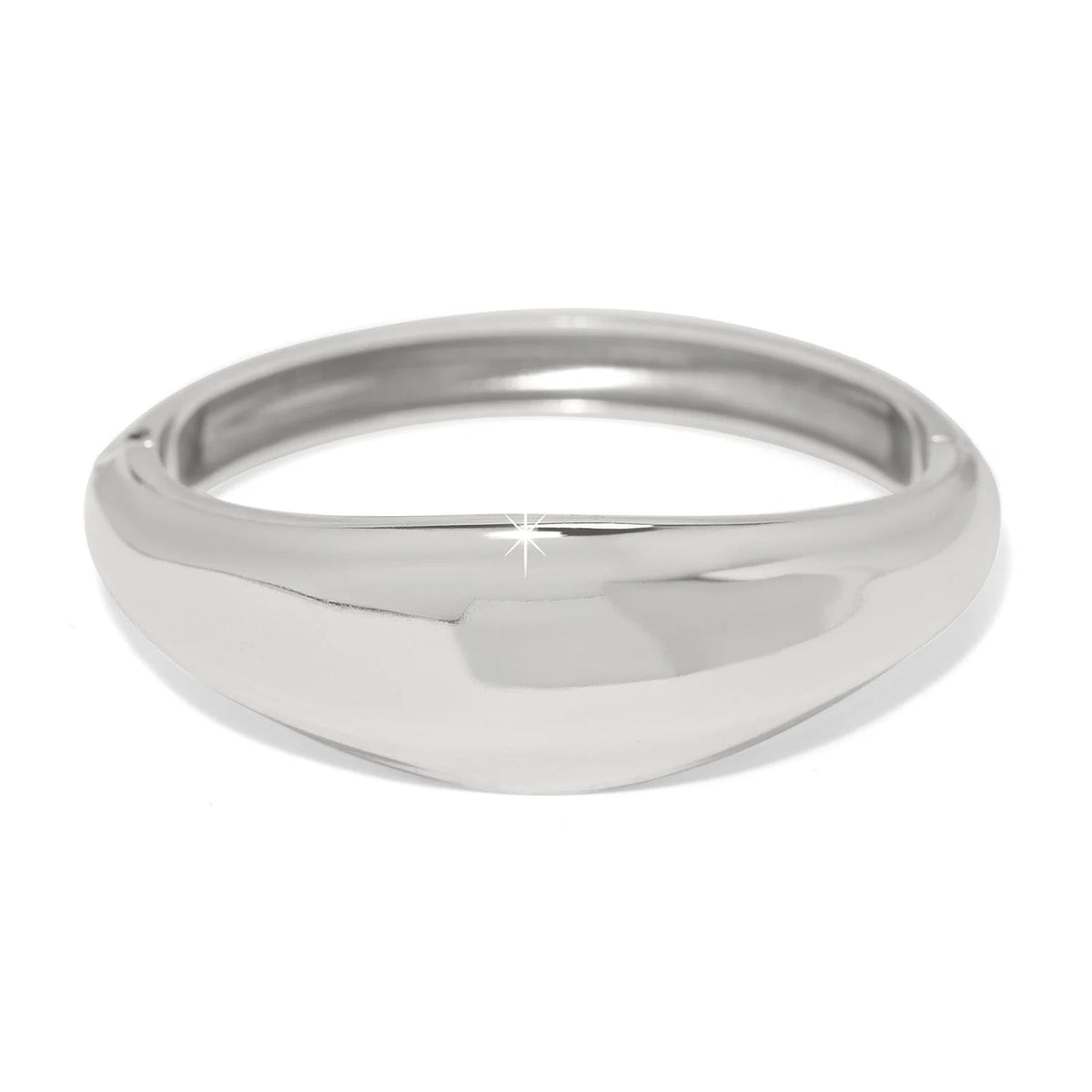 Brighton Silver Cascade Lumina Hinged Bangle