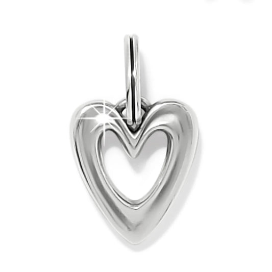Brighton Cascade Open Heart Charm