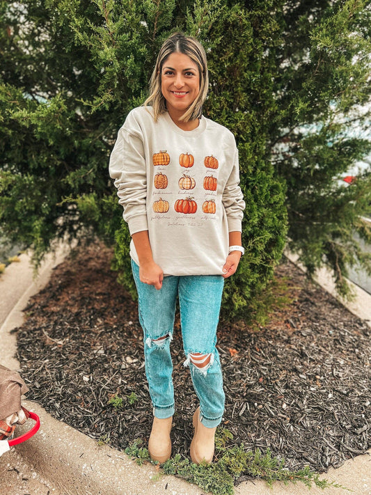 FRUIT OF THE SPIRIT PUMPKIN SWEATSHIRT