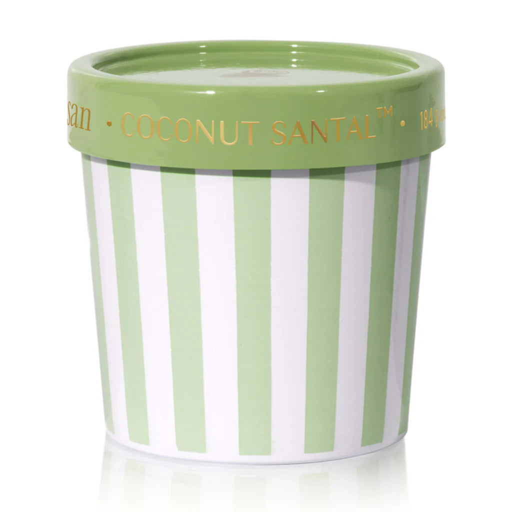 Capri Blue Coconut Santal Artisan Caffe Gelato Cup Candle