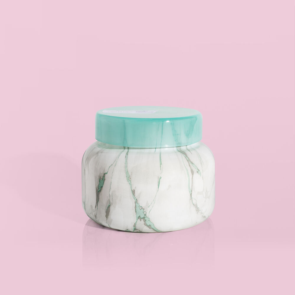 Capri-Blue Coconut Santal Modern Marble Signature Jar, 19 oz