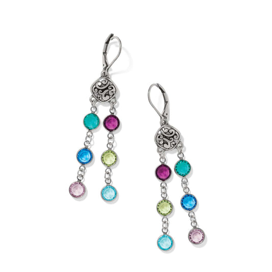 Brighton Contempo Color Gems Statement French Wire Earrings