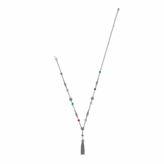 Brighton Contempo Color Gems Tassel Necklace