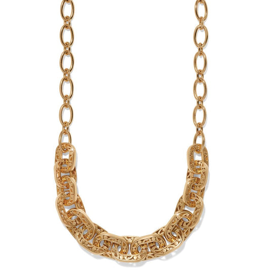 Contempo Linx Necklace-Gold