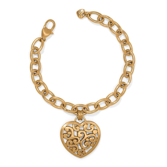 Brighton Contempo Medallion Heart Bracelet