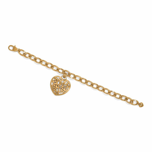 Brighton Contempo Medallion Heart Bracelet