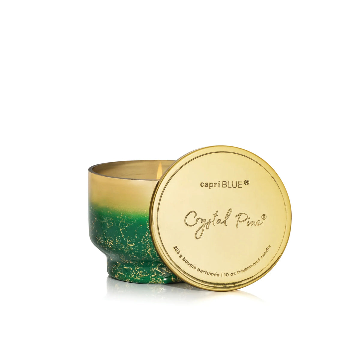 Capri Blue Crystal Pine Glimmer Inverted Candle