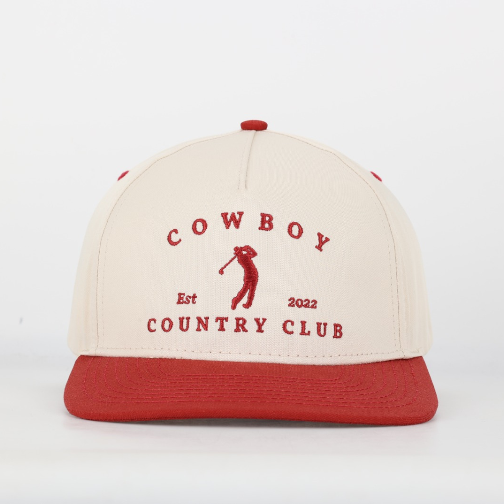 Cowboy Country Club Two Tone Golfer Hat
