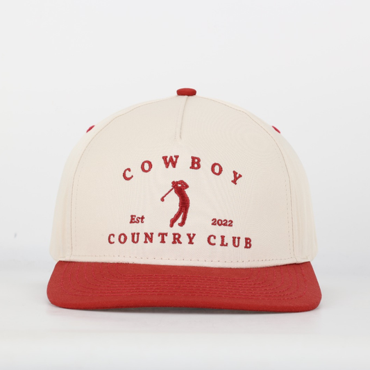 Cowboy Country Club Two Tone Golfer Hat