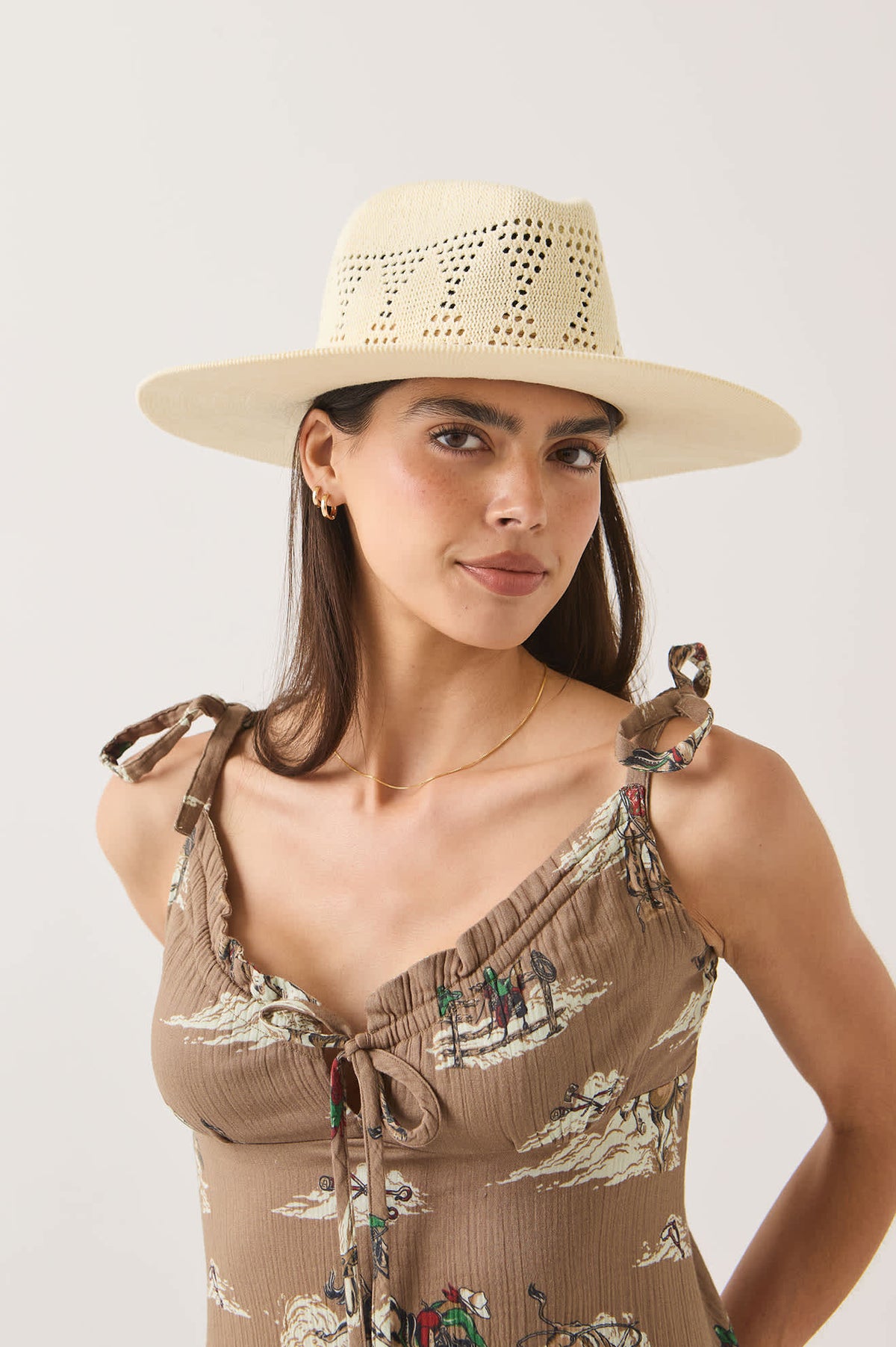 Brixton Sophia Knit Packable Hat - Natural