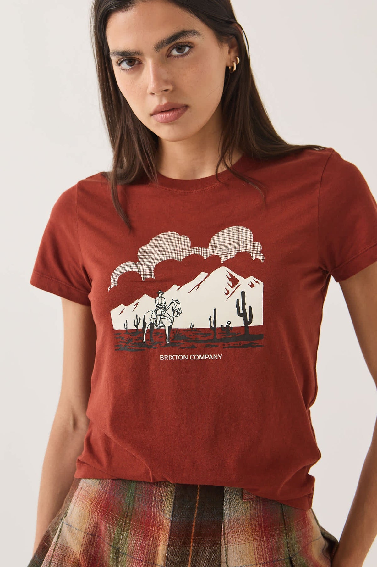 Brixton Great Springs Slim Crew T-Shirt