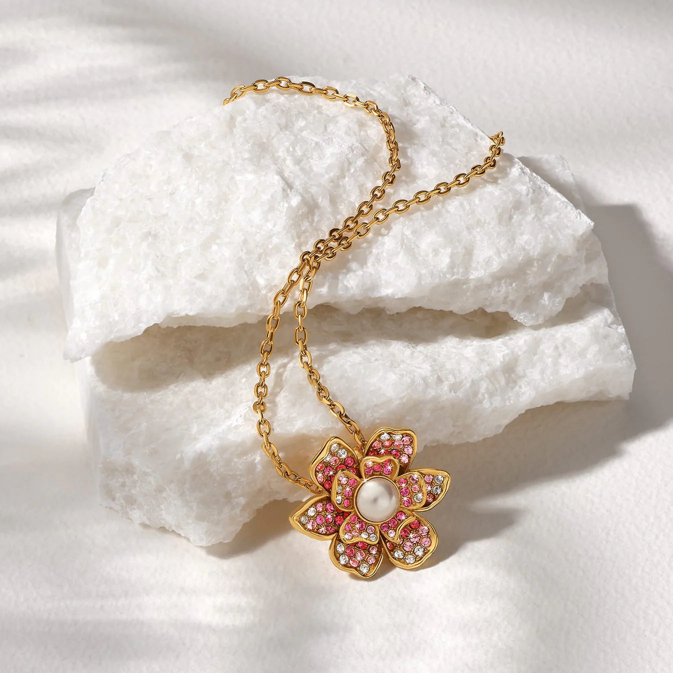 Brighton Everbloom Pearl Pink Necklace