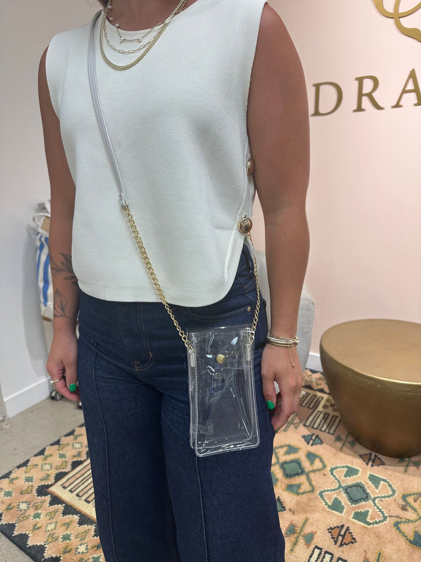 Kendra Scott Clear Small Crossbody