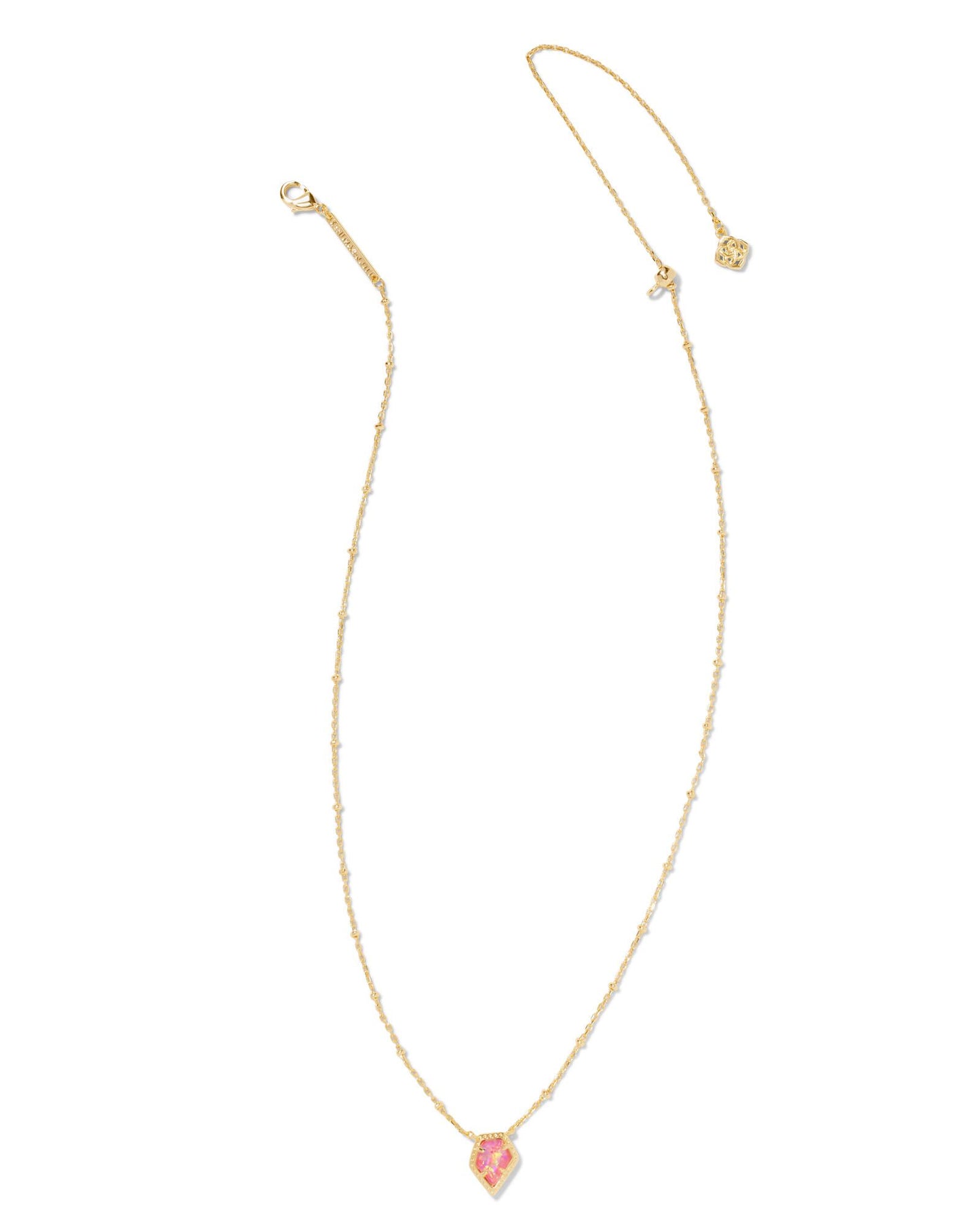 Kendra Scott FRAMED TESS SATELLITE SHORT PENDANT NECKLACE GOLD (multiple colors)